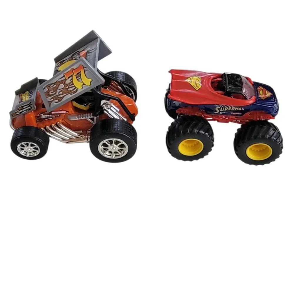 Lot of Matchbox & Hot Wheels Cars + Mattel Toy Plane & Trucks – Mixed Toy Lot